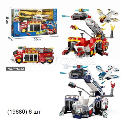 картинка Игровой гараж пожарная/полицейская служба от магазина Игрушек