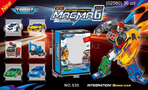 картинка Трансформер тобот магма 6 от магазина Игрушек