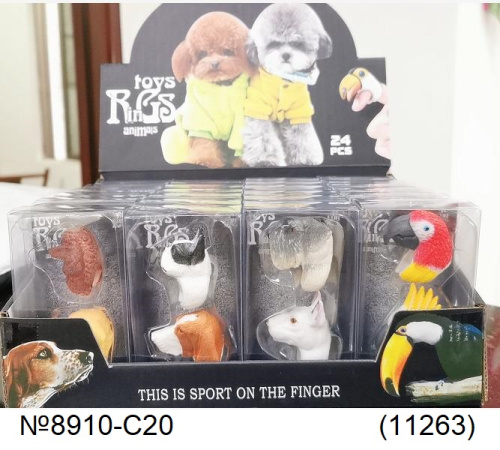 картинка кольцо животные (24шт в уп) от магазина Игрушек