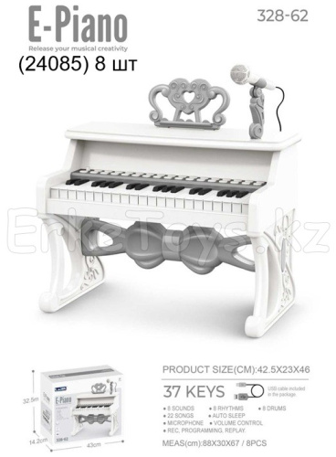 картинка Пианино белый цвет от магазина Игрушек