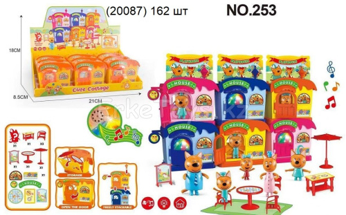 картинка Домик Три кота 9 шт в уп от магазина Игрушек