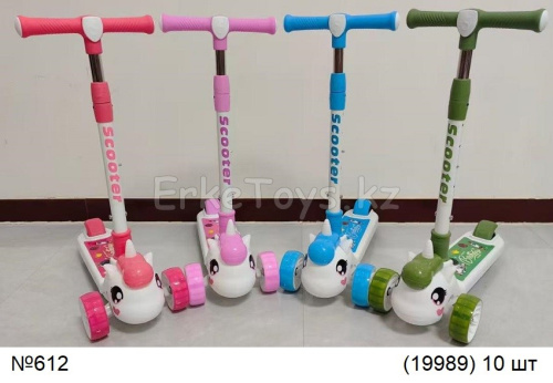 картинка Самокат Единорог от магазина Игрушек